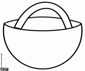 Корзинки пустые раскраски Корзинки пустые раскраски
