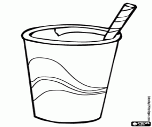 Раскраска стакана для детей Раскраска стакана для детей