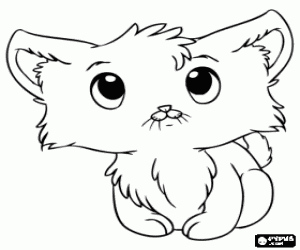 Раскраска кошка котятами Раскраска кошка котятами