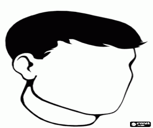 Раскраска для детей лицо Раскраска для детей лицо